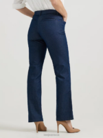 Lee Women Ultra Lux with Flex Motion Regular Fit Trouser Pant Indigo Rinse Clothing 480T185 - Image 2