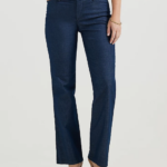 Lee Women Ultra Lux with Flex Motion Regular Fit Trouser Pant Indigo Rinse Clothing 480T185