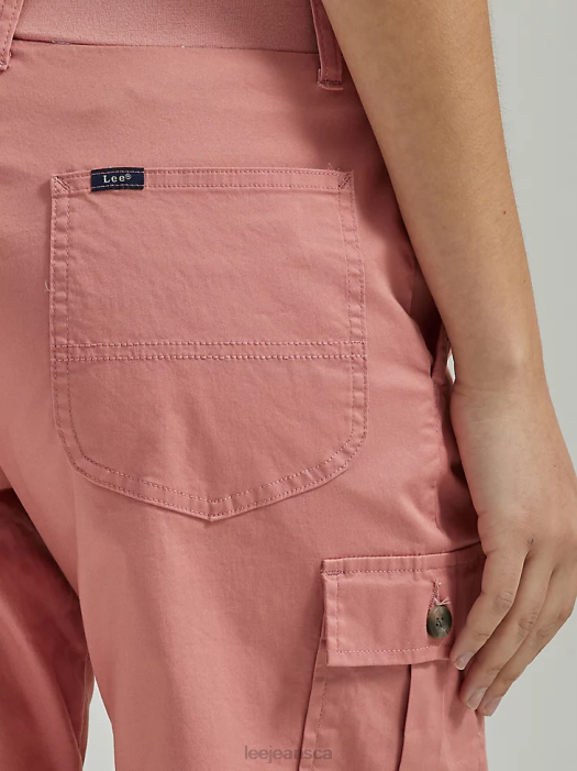 Lee Women Ultra Lux with Flex-to-Go Relaxed Cargo Bermuda Mallory Clothing 480T256 - Image 4