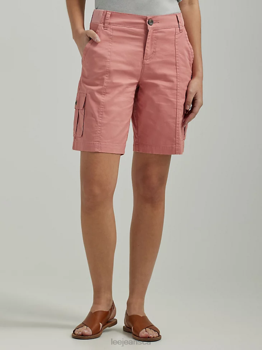 Lee Women Ultra Lux with Flex-to-Go Relaxed Cargo Bermuda Mallory Clothing 480T256 - Image 1