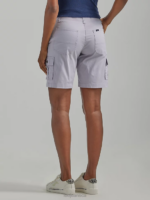 Lee Women Ultra Lux with Flex-to-Go Relaxed Cargo Bermuda (Petite) Deep Fog Clothing 480T262 - Image 2