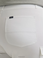 Lee Women Ultra Lux with Flex-to-Go Relaxed Cargo Bermuda (Plus) White Clothing 480T265 - Image 5