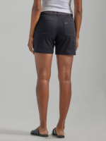 Lee Women Ultra Lux with Flex-to-Go Relaxed Cargo Short Black Clothing 480T251 - Image 2