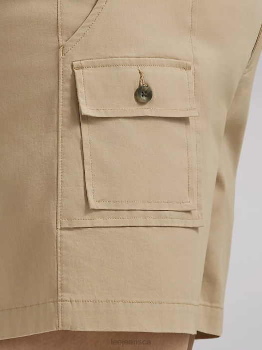 Lee Women Ultra Lux with Flex-to-Go Relaxed Cargo Short (Plus) Macrame Clothing 480T282 - Image 4