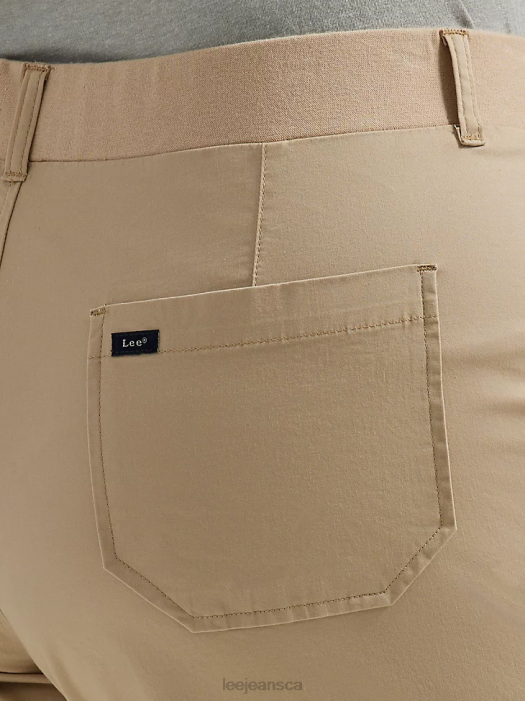 Lee Women Ultra Lux with Flex-to-Go Relaxed Cargo Short (Plus) Macrame Clothing 480T282 - Image 5