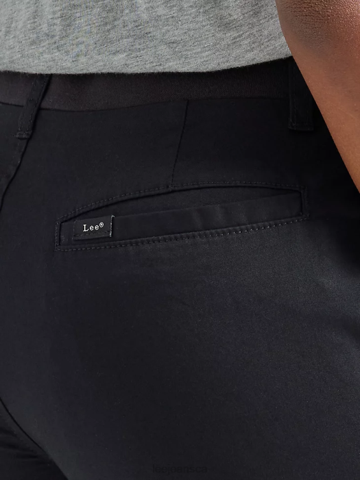 Lee Women Ultra Lux with Flex-to-Go Relaxed Cargo Skimmer Black Clothing 480T430 - Image 4