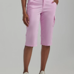Lee Women Ultra Lux with Flex-to-Go Relaxed Cargo Skimmer Katy Pink Clothing 480T425