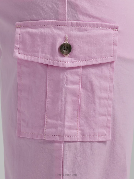 Lee Women Ultra Lux with Flex-to-Go Relaxed Cargo Skimmer Katy Pink Clothing 480T425 - Image 5