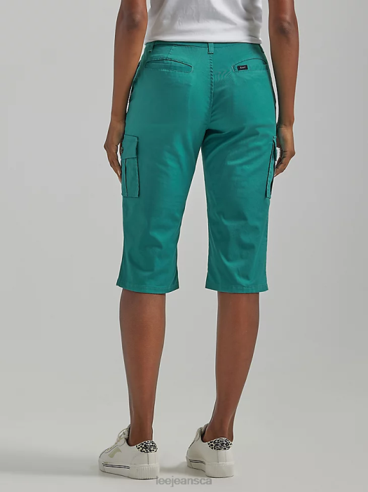 Lee Women Ultra Lux with Flex-to-Go Relaxed Cargo Skimmer Mystique Clothing 480T423 - Image 2