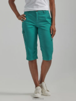 Lee Women Ultra Lux with Flex-to-Go Relaxed Cargo Skimmer Mystique Clothing 480T423