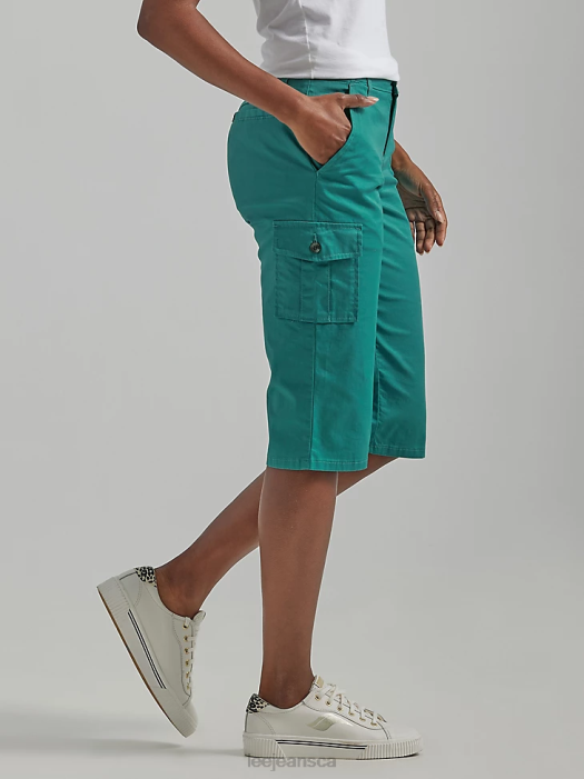 Lee Women Ultra Lux with Flex-to-Go Relaxed Cargo Skimmer Mystique Clothing 480T423 - Image 3