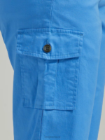 Lee Women Ultra Lux with Flex-to-Go Relaxed Cargo Skimmer New Blue Clothing 480T426 - Image 4