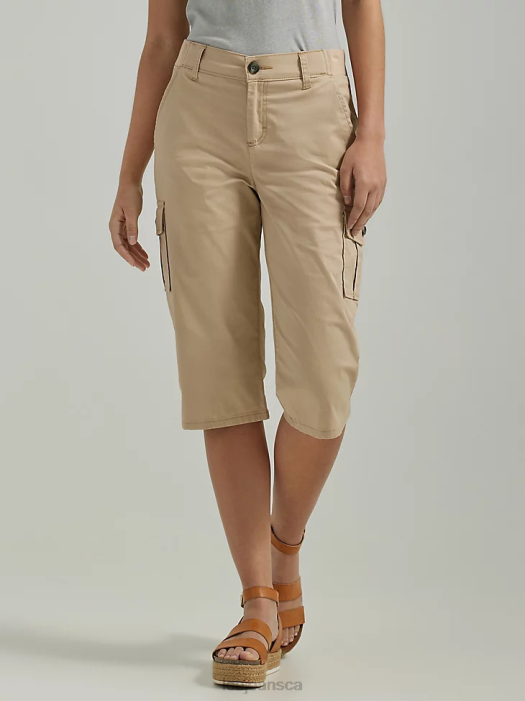Lee Women Ultra Lux with Flex-to-Go Relaxed Cargo Skimmer (Petite) Macrame Clothing 480T455 - Image 1