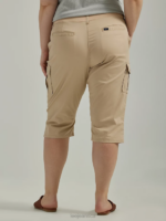 Lee Women Ultra Lux with Flex-to-Go Relaxed Cargo Skimmer (Plus) Macrame Clothing 480T444 - Image 2