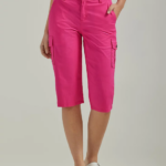 Lee Women Ultra Lux with Flex-to-Go Relaxed Cargo Skimmer Roxie Pink Clothing 480T424
