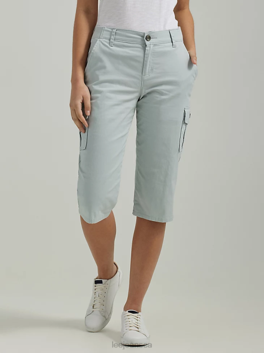 Lee Women Ultra Lux with Flex-to-Go Relaxed Cargo Skimmer Summer Haze Clothing 480T429 - Image 1