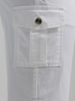 Lee Women Ultra Lux with Flex-to-Go Relaxed Cargo Skimmer White Clothing 480T427 - Image 4