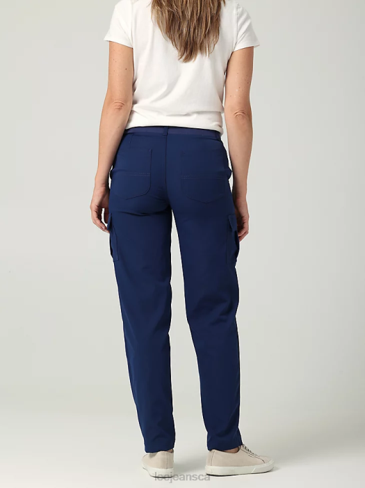 Lee Women Ultra Lux with Flex-to-Go Seamed Cargo Straight Leg Pant Thunder Clothing 480T230 - Image 2