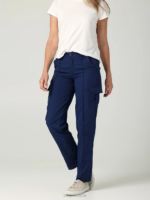 Lee Women Ultra Lux with Flex-to-Go Seamed Cargo Straight Leg Pant Thunder Clothing 480T230