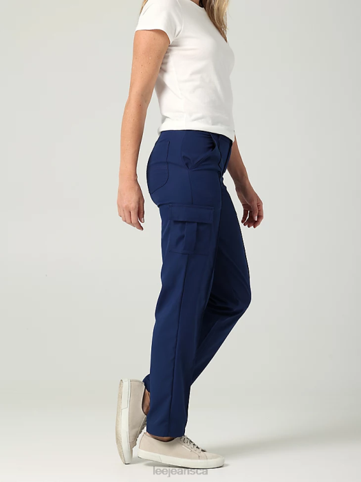 Lee Women Ultra Lux with Flex-to-Go Seamed Cargo Straight Leg Pant Thunder Clothing 480T230 - Image 3