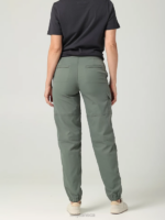 Lee Women Ultra Lux with Flex-to-Go Single Pocket Cargo Jogger Pant (Petite) Fort Green Clothing 480T234 - Image 2