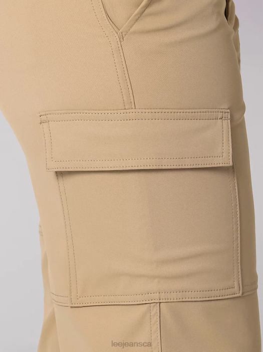 Lee Women Ultra Lux with Flex-to-Go Single Pocket Cargo Jogger Pant Sand Clothing 480T236 - Image 4