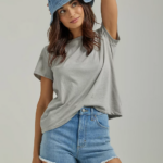 Lee Women Vintage Modern High Rise Cut Off Shorty Short Morning Night Clothing 480T335