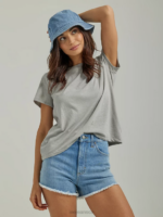 Lee Women Vintage Modern High Rise Cut Off Shorty Short Morning Night Clothing 480T335