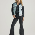 Lee Women Vintage Modern High Rise Ever Fit Flare Jean Black Avery Clothing 480T147
