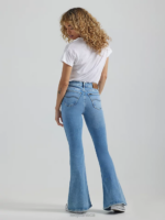 Lee Women Vintage Modern High Rise Ever Fit Flare Jean Rushing In Light Clothing 480T143 - Image 2