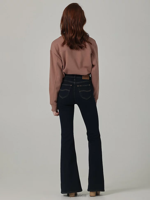 Lee Women Vintage Modern High Rise Ever Fit Flare Jean Winter Night Clothing 480T145 - Image 2