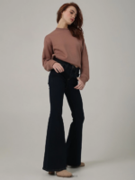 Lee Women Vintage Modern High Rise Ever Fit Flare Jean Winter Night Clothing 480T145 - Image 4