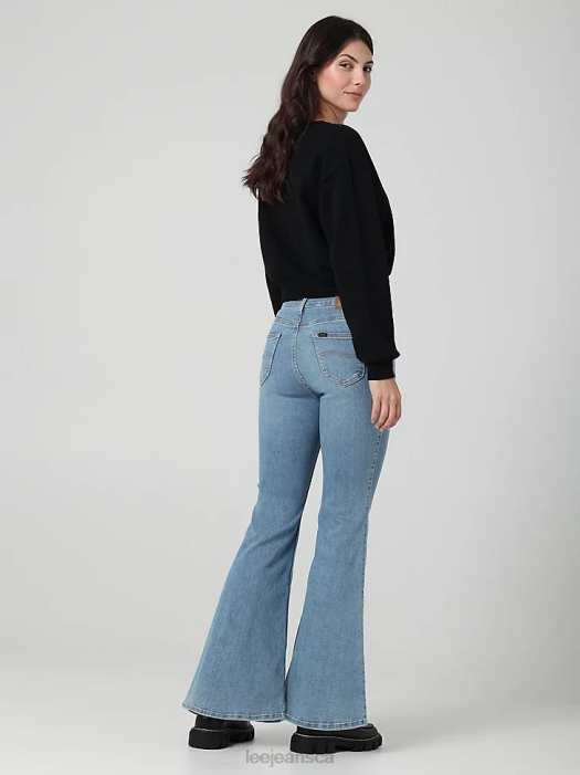 Lee Women Vintage Modern High Rise Ever Fit Flare Jean Winter Sun Clothing 480T146 - Image 2