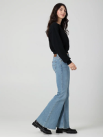 Lee Women Vintage Modern High Rise Ever Fit Flare Jean Winter Sun Clothing 480T146 - Image 3
