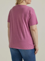 Lee Women Woman Rainbow Graphic Tee (Plus) Prunella Heather Clothing 480T386 - Image 2