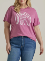 Lee Women Woman Rainbow Graphic Tee (Plus) Prunella Heather Clothing 480T386