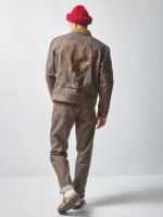 Lee x The Brooklyn Circus Men 101B Cowboy Buckle Back Jean Brown Selvedge Clothing 480T603 - Image 2