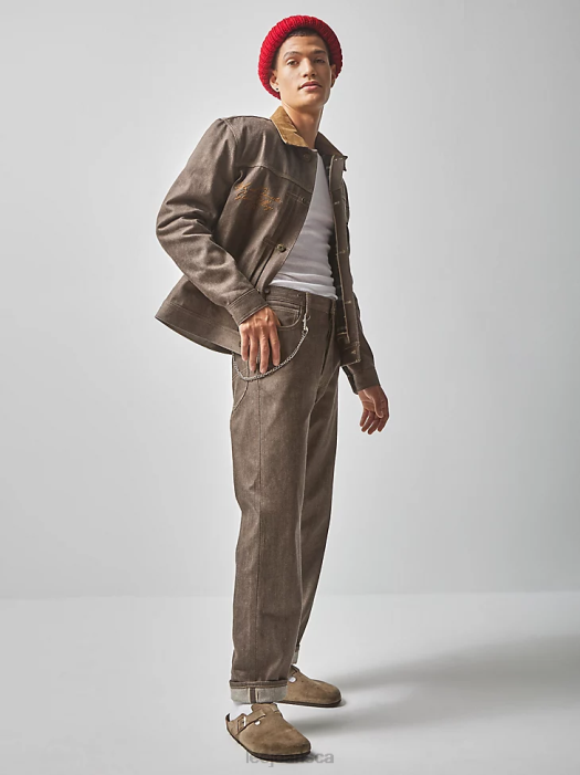 Lee x The Brooklyn Circus Men 101B Cowboy Buckle Back Jean Brown Selvedge Clothing 480T603 - Image 3