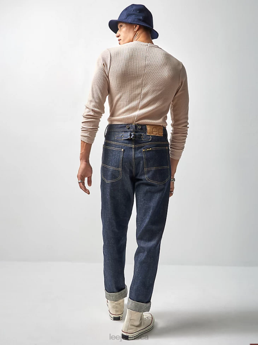Lee x The Brooklyn Circus Men 101B Cowboy Buckle Back Jean Indigo Selvedge Clothing 480T604 - Image 2