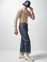 Lee x The Brooklyn Circus Men 101B Cowboy Buckle Back Jean Indigo Selvedge Clothing 480T604 - Image 5