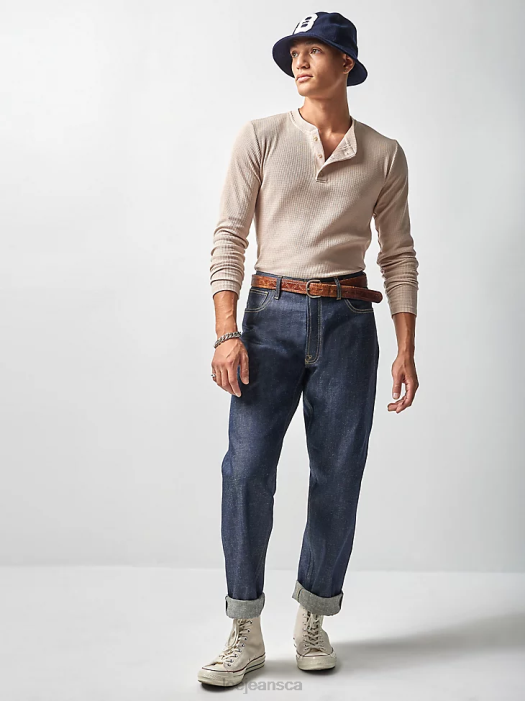 Lee x The Brooklyn Circus Men 101B Cowboy Buckle Back Jean Indigo Selvedge Clothing 480T604 - Image 1