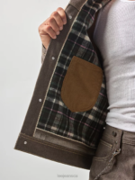 Lee x The Brooklyn Circus Men 1930's Cowboy Jacket Brown Selvedge Clothing 480T1142 - Image 5