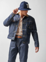 Lee x The Brooklyn Circus Men 1930's Cowboy Jacket Indigo Selvedge Clothing 480T1143