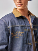 Lee x The Brooklyn Circus Men 1930's Cowboy Jacket Indigo Selvedge Clothing 480T1143 - Image 3