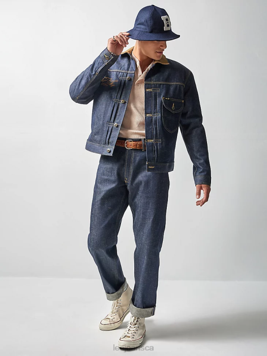 Lee x The Brooklyn Circus Men 1930's Cowboy Jacket Indigo Selvedge Clothing 480T1143 - Image 4