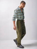 Lee x The Brooklyn Circus Men Corduroy Carpenter Pant Kale Clothing 480T831 - Image 3
