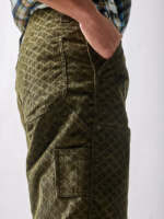 Lee x The Brooklyn Circus Men Corduroy Carpenter Pant Kale Clothing 480T831 - Image 4