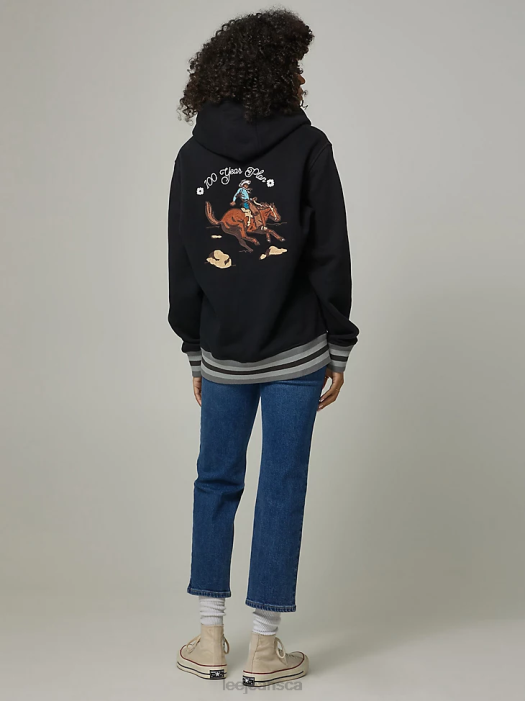 Lee x The Brooklyn Circus Men Graphic Hoodie Black Clothing 480T958 - Image 12