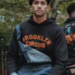 Lee x The Brooklyn Circus Men Graphic Hoodie Black Clothing 480T958