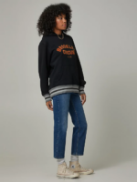 Lee x The Brooklyn Circus Men Graphic Hoodie Black Clothing 480T958 - Image 4